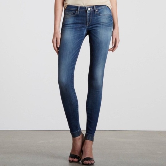 Levi's Made & Crafted Denim - Levis Made & Crafted Pins Skinny Jeans Womens 29x32 Dark Wash Blue Made in Italy